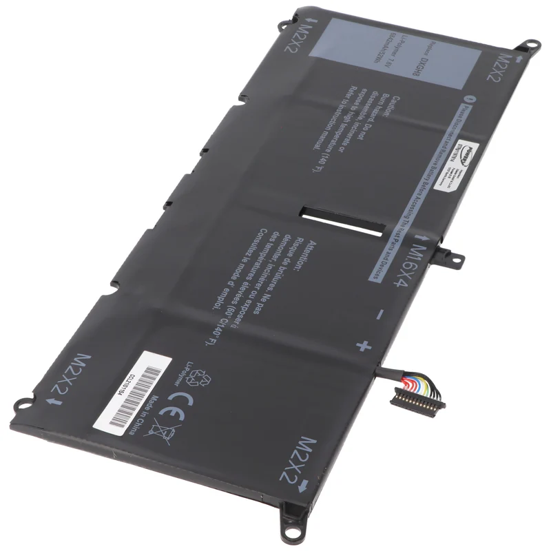 AccuCell Akku passend für Dell G8VCF Li-Ion Akkutyp DXGH8, OH754V, 0H754V, 7,6V, 6300mAh