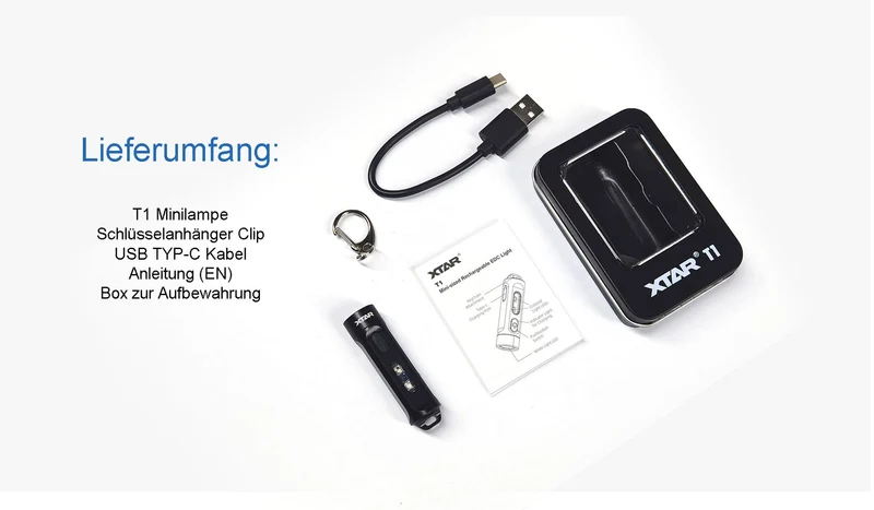 Xtar EDC LIGHT MINI T1 Taschenlampe