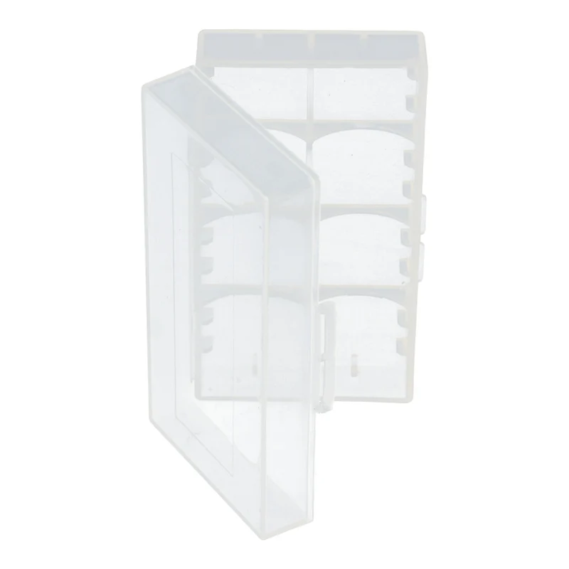 AccuCell Universal AccuSafe Aufbewahrungsbox für 1 bis zu 2 Stück 18650 Li-Ion Akku