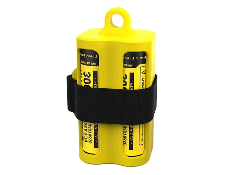 Nitecore Batteriemagazin aus umweltfreundlichen Dampfphasen-Gummi NBM40