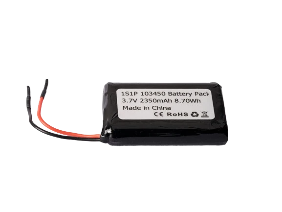 Keeppower 1S1P 103450 2350mAh 3,6 - 3,7V Li-Ion-Akku mit BMS-Schutz