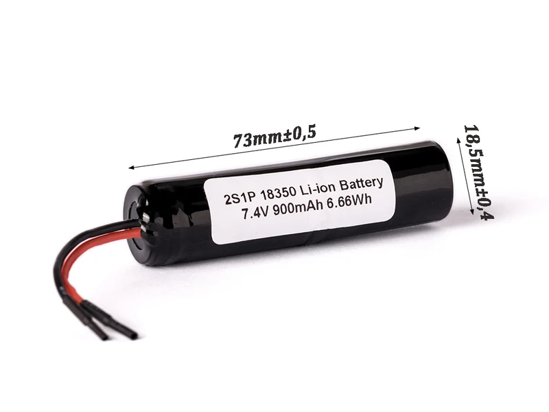 Keeppower 2S1P 900mAh 7,2V - 7,4V Li-Ion-Akku mit BMS-Schutz