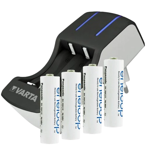 4x Panasonic eneloop Standard Mignon AA und Varta 2-4fach Ladegerät inklusive AccuSafe