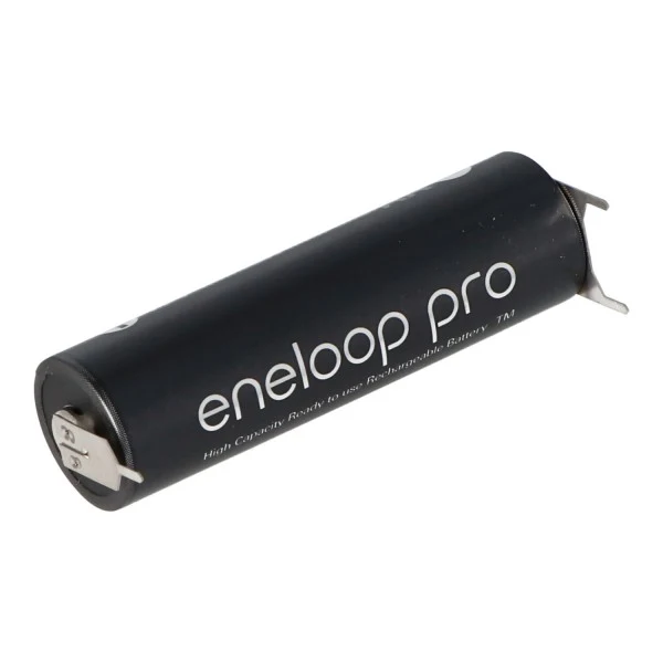 Panasonic Ready2use AA 2500mAh Akku Mignon NiMH mit Print Kontakt + 1er, - 2er Print
