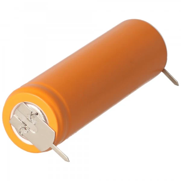Panasonic Flat Top HHR-70AA NiMH Akku 1,2V 700mAh, Mignon AA Akku mit Printanschluss auf Plus und Minus