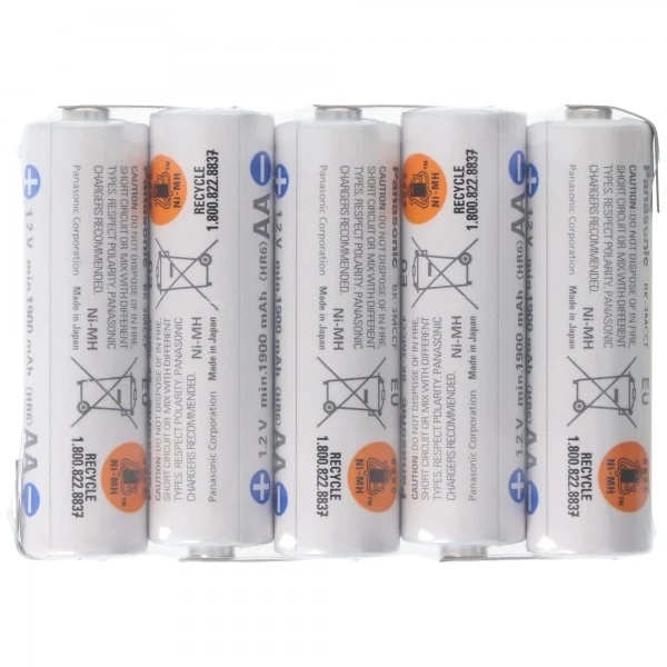 Panasonic eneloop Standard 6V AkkuPack F1x5 5/BK-3MCCE mit Lötfahne