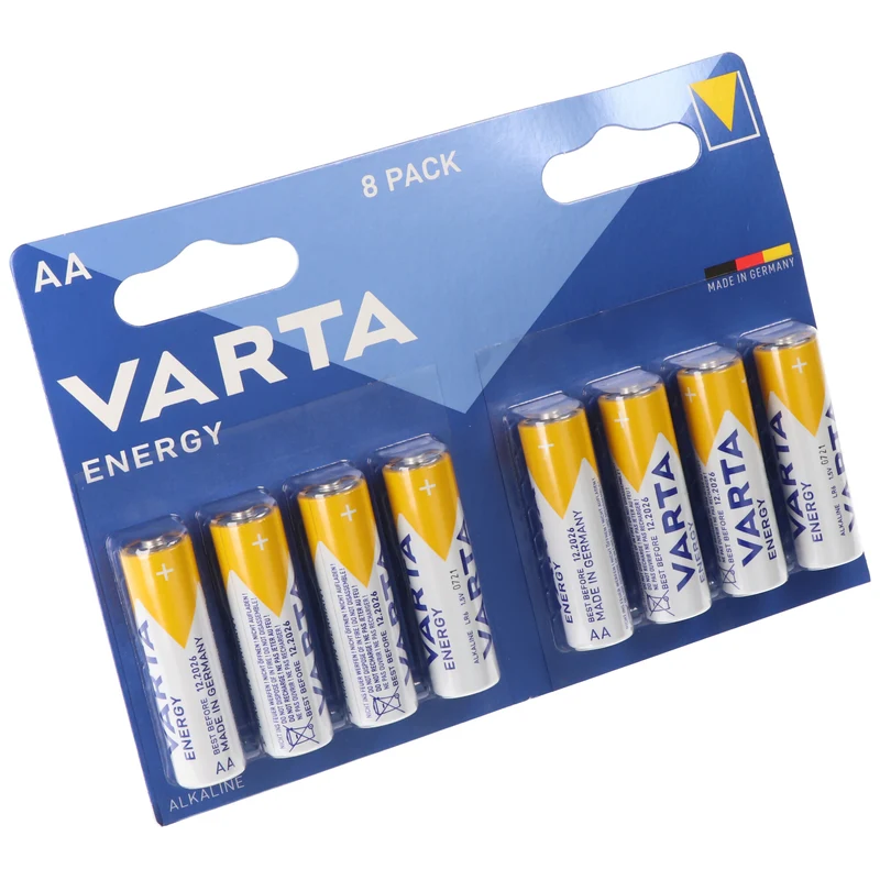 Varta Energy Batterie Alkaline Mignon AA LR06 1,5V 8er Pack