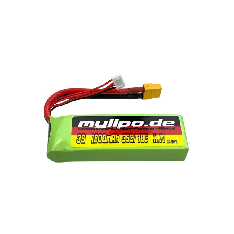 Mylipo Lipo Akku 1800mAh 11,1V 35C/70C XT60