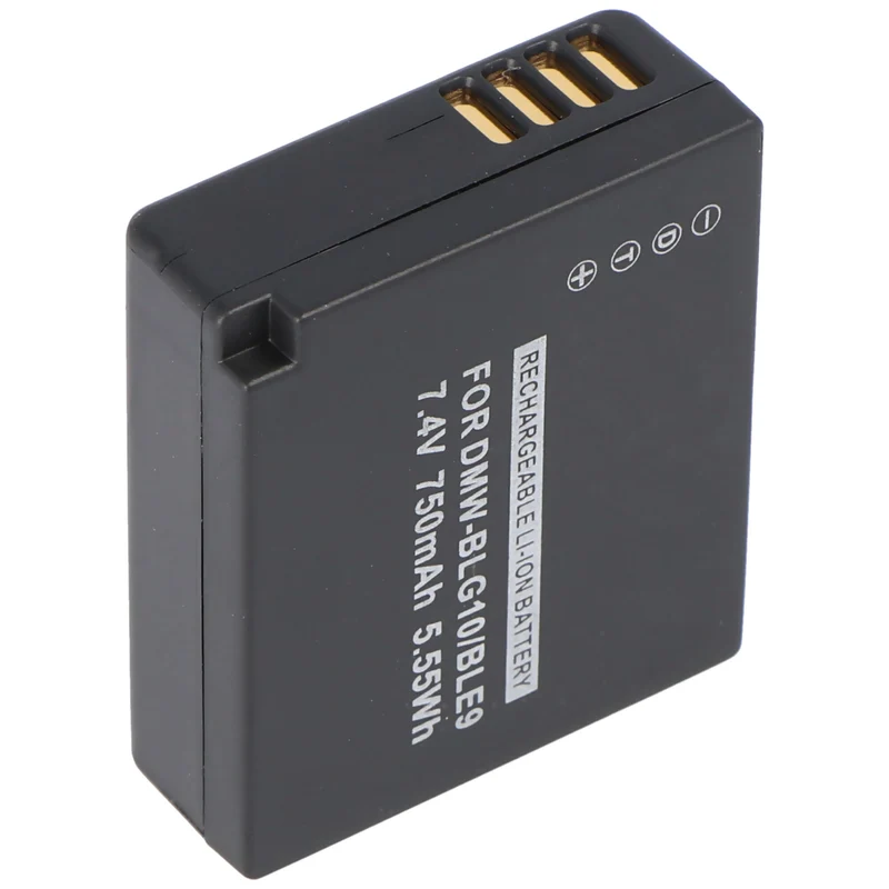 Panasonic DMW-BLG10 E Akku, kompatibler Qualitätsakku mit 770mAh, 5,7Wh