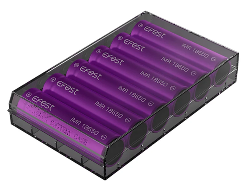Efest H6 - Aufbewahrungsbox für 6x 18650 Akkus bis max. Länge von 67mm