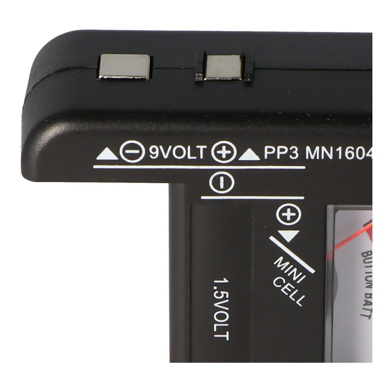 AccuCell Batterie-Tester für AA, AAA, AAAA, C, D, 9V Batterien und Akkus