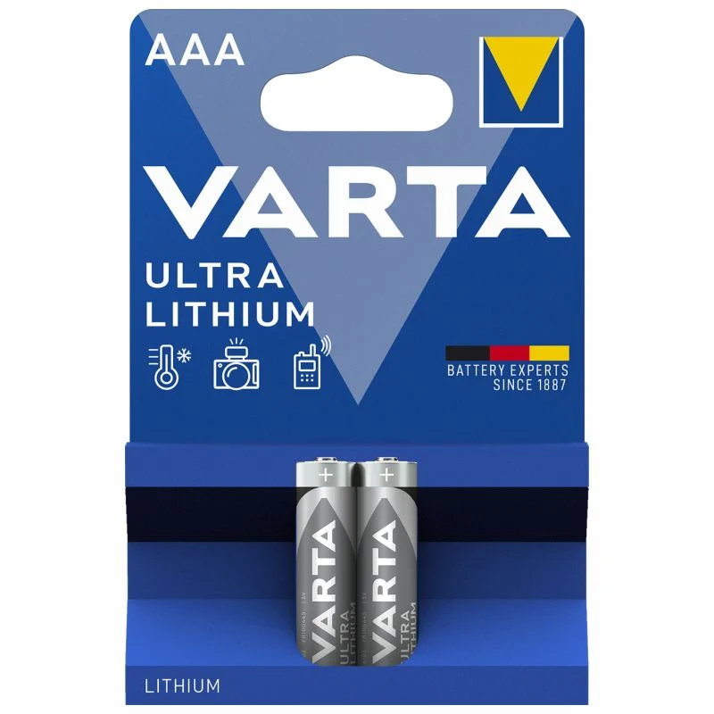 Varta Ultra Lithium-Batterie AAA - Micro 6103 - LR03 - 2er Pack