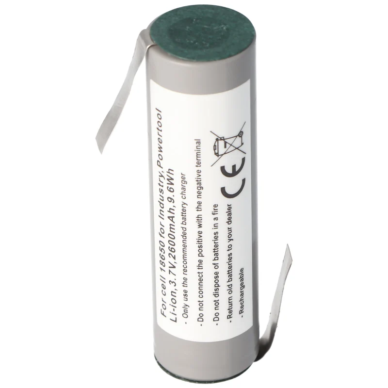 AccuCell Akku passend für Bosch IXO Akkuschrauber 3,6V Li-Ion Akku 67x18,2mm