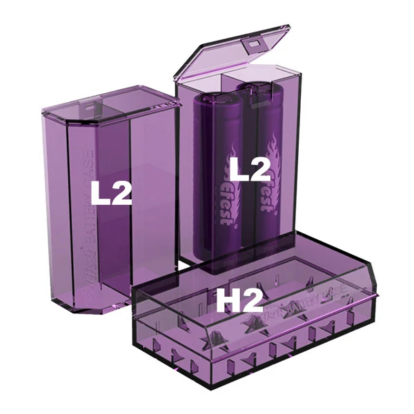 Efest H2 - Plastikbox für 2x 18650 oder 4x 16340