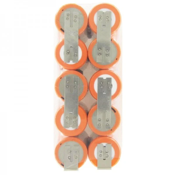 10/HHR380A 12 Volt Akkupack aus 10x Panasonic HHR-380A Akkus 1,2 Volt