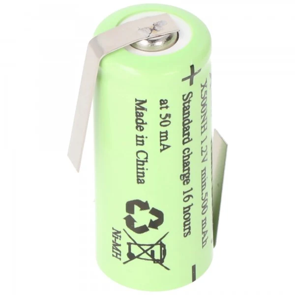 AccuCell GP Lady Akku GP 50NH, LR1, Size N NiMH Akku 500mAh mit Lötfahne in Z-Form