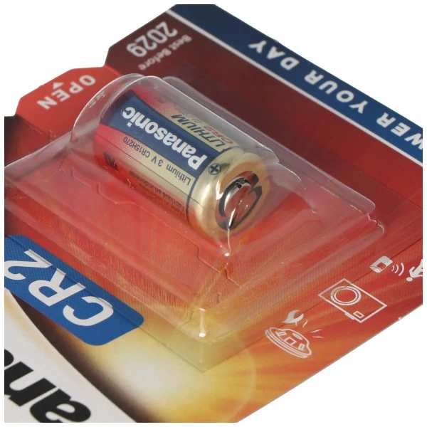 Panasonic 2 Batterien passend für Evva Airkey Batterie CR2 für Zylinder im Innenbereich