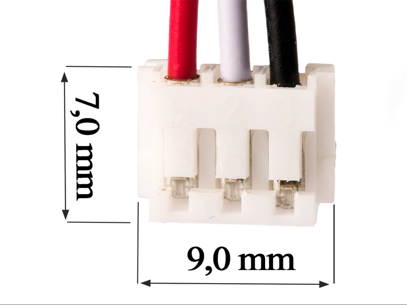 Keeppower 1S1P 18650 2600mAh Li-Ion-Akku mit BMS-Schutz (18650 26J) und Kabelanschluss