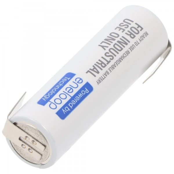 Panasonic eneloop Standard Akku Mignon AA HR-3UTG mit Lötfahne Z-Form