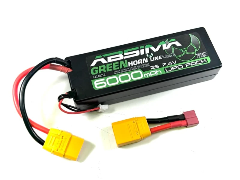 Absima Greenhorn Vol.2 LiPo 2S 7,4V 50C 6000mAh HC (XT90/T-Plug)