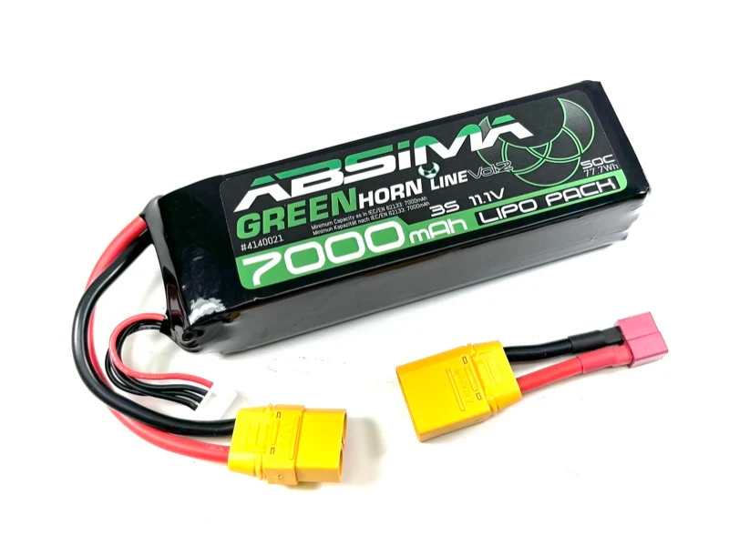 Absima Greenhorn Vol.2 LiPo 3S 11,1V 50C 7000mAh SC (XT90/T-Plug)