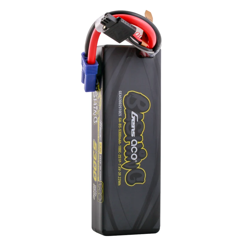 Gens ace G-Tech 5300 mAh 7,4 V 100 C 2S1P Lipo-Akku mit EC5-Bashing-Serie