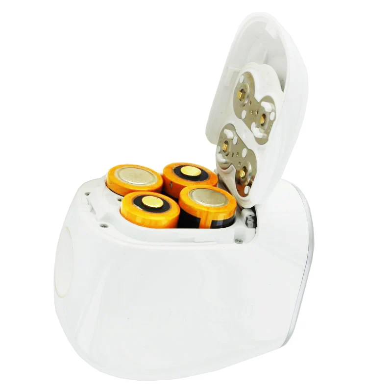 Wiederaufladbarer Arlo-Akku, 3.7 V max. 700mAh Lithium Arlo Batterien mit AccuCell Box, wiederaufladbar, passend für Netgear Arlo-Kamera VMC3030, 3230, 3330, 3430 4 Stück
