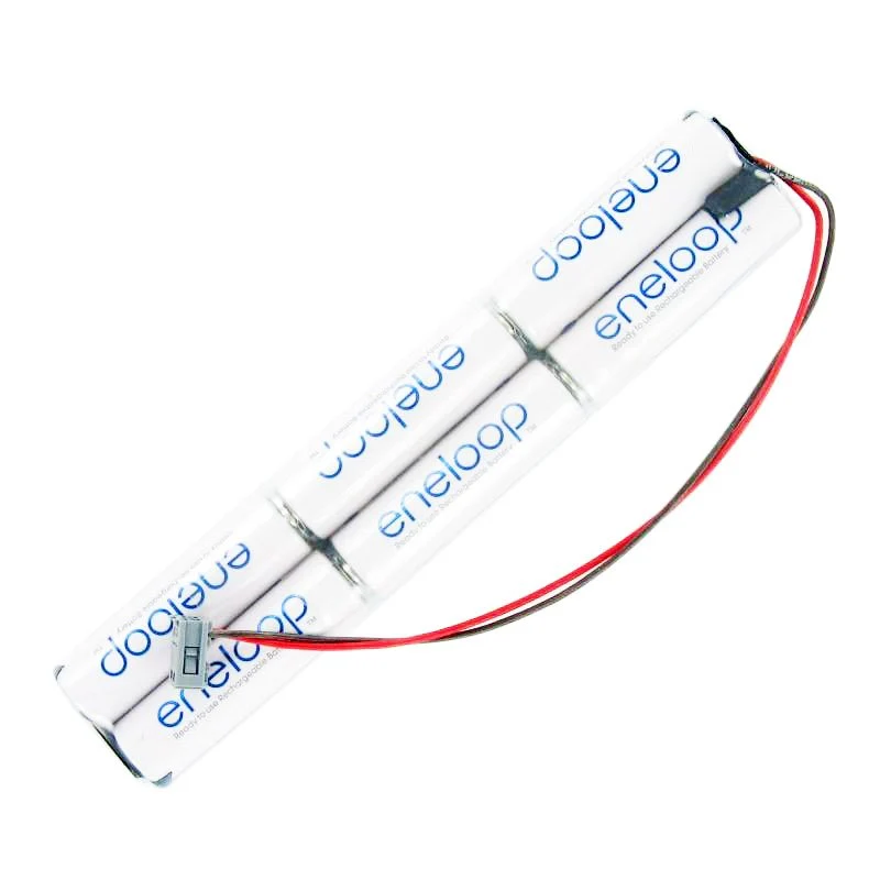 Sender Akkupack Panasonic eneloop Standard (ehem. Sanyo eneloop Standard) AA 6er 7,2/2000 MPX Stecker