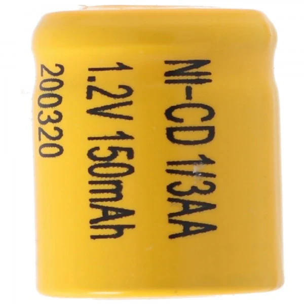 AccuCell für Sanyo N-110AA Akku NiCd 1/3 AA Mignon Flat Top 1,2V 150mAh