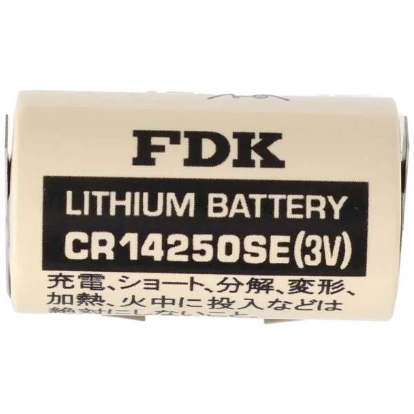 Sanyo CR14250 SE 1/2AA IEC CR14250 3V 850mAh U-Lötfahne Lithium Batterie