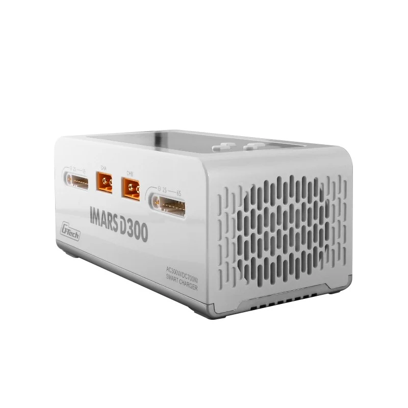 Gens Ace IMARS D300 G-Tech Channel AC/DC 300W/700W RC-Akkuladegerät - UK Weiß