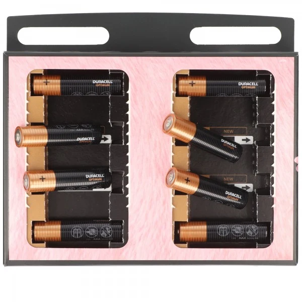 Duracell Optimum AAA Mignon Alkaline-Batterien, 1.5V LR03 MX2400, 8er-Pack