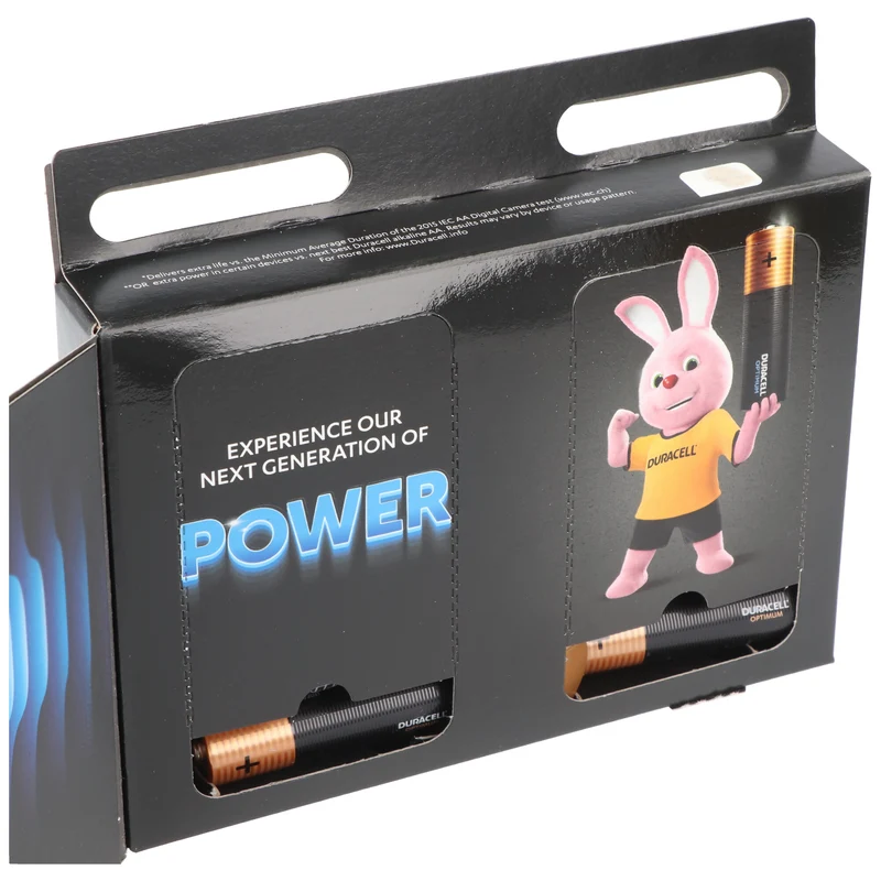 Duracell Optimum AA Mignon Alkaline-Batterien, 1.5V LR6 MX1500, 12er-Pack LR06