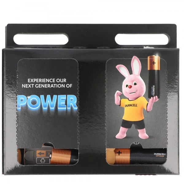 Duracell Optimum AA Mignon Alkaline-Batterien, 1.5V LR6 MX1500, 12er-Pack LR06