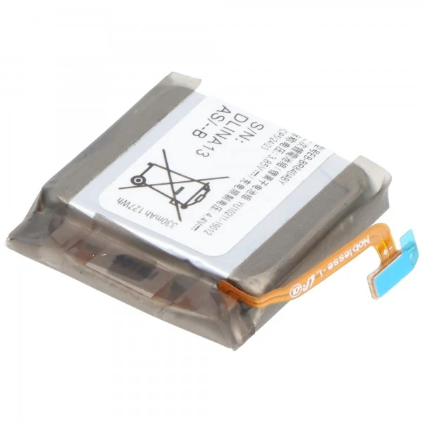 AccuCell Akku passend für Samsung Galaxy Watch 3 45mm, SM-R840, Li-Polymer, 3,85V, 340mAh, 1,3Wh, built-in, ohne Werkzeug