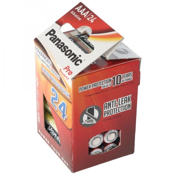 Panasonic Pro Power Micro / AAA / LR03 Batterien im 24er Pack
