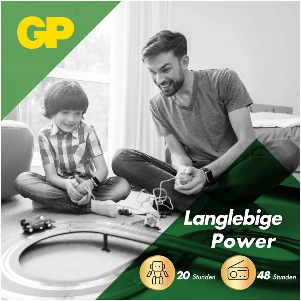 9V Batterie GP Alkaline Super 9V 8 Stück E-Block 6F22 9 Volt
