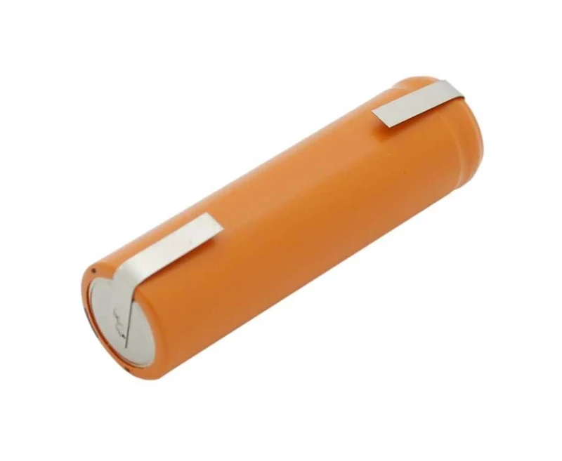 AccuCell Rasiererakku NiMH 1,2V 1500mAh mit Lötfahnen passend für Braun EP100