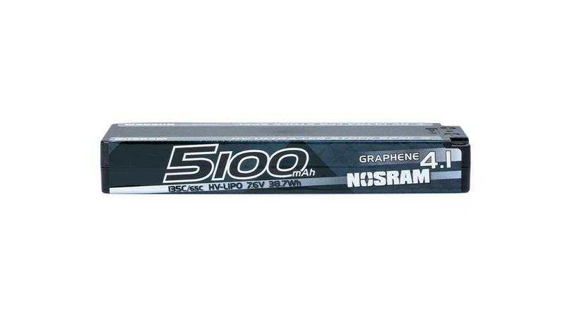 NOSRAM HV Ultra LCG Stock Spec GRAPHENE-4.1 5100 mAh Hardcase – 7,6 V LiPo – 135 °C/65 °C