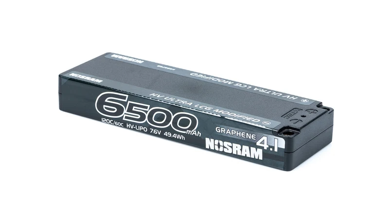 NOSRAM HV Ultra LCG Modified Graphene-4.1 6500 mAh Hardcase – 7,6 V LiPo – 120 °C/60 °C