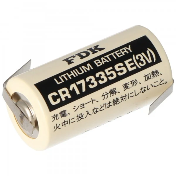 FDK Sanyo CR17335 SE Size 2/3A 3V 1800mAh Lötfahne Z Lithium Batterie