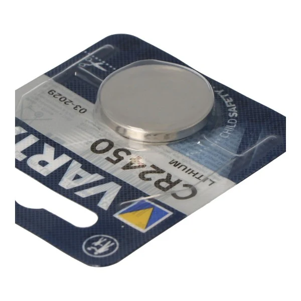 Varta Batterie passend für Ledvance SMART+ Mini Switch, Osram SMART+ Mini Switch Dimmschalter 1x Varta CR2450 Lithium Batterie IEC CR 2450