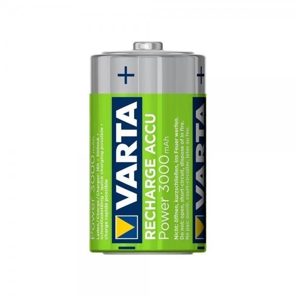 Varta Mono D LR20 NiMH Akku 1,2V 3000mAh 2er Pack