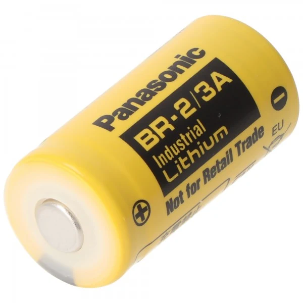 BR-2/3 A Panasonic Lithium Batterie ohne Lötfahne, 3,0 Volt