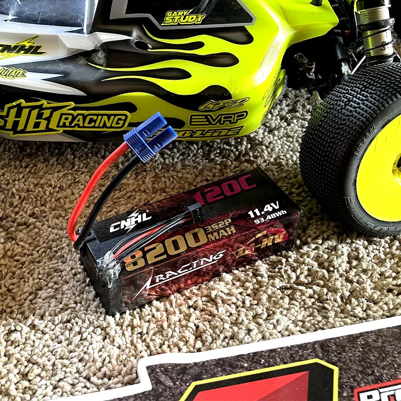 CNHL Racing Series LiHV 3S 8200mAh 11,4V 3S 120C HV Hartschalen-Lipo-Akku mit EC5-Stecker