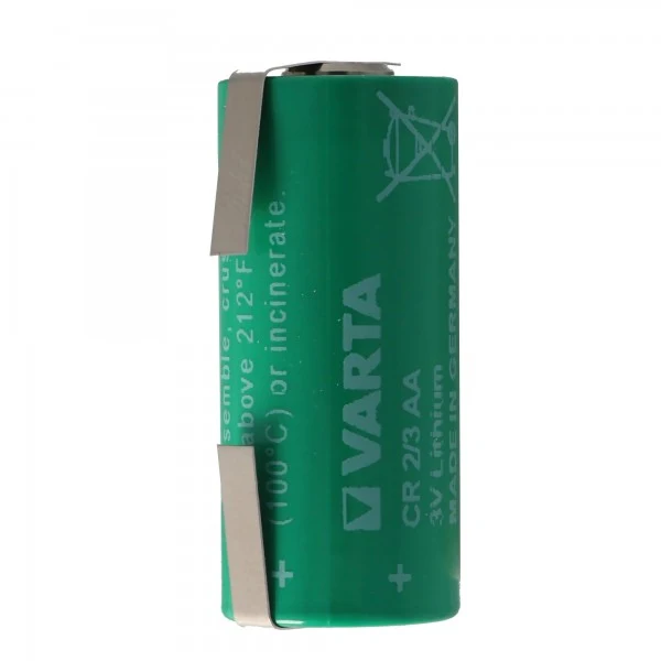 Varta CR2/3AA Lithium Batterie 6237 Lötfahne U-Form