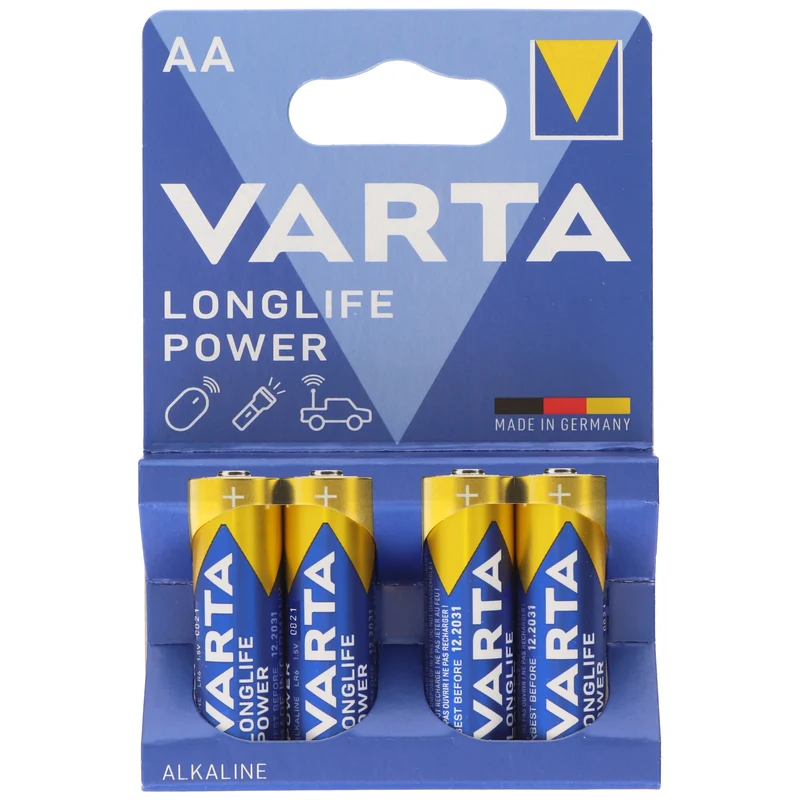 Varta Longlife Power 4906 Mignon AA Batterien 4er Blister