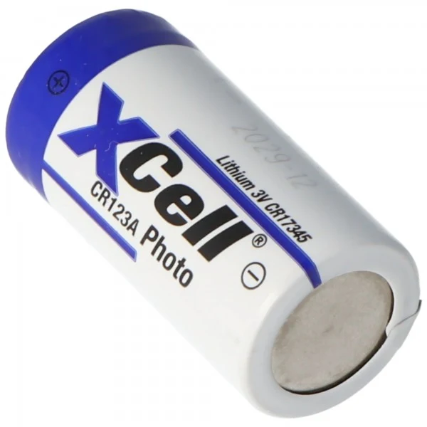 100 Stück Photobatterie CR123A Lithium Batterie 3 Volt max. 1550mAh, 34,5x17mm 19Gramm Lose Ware bulk