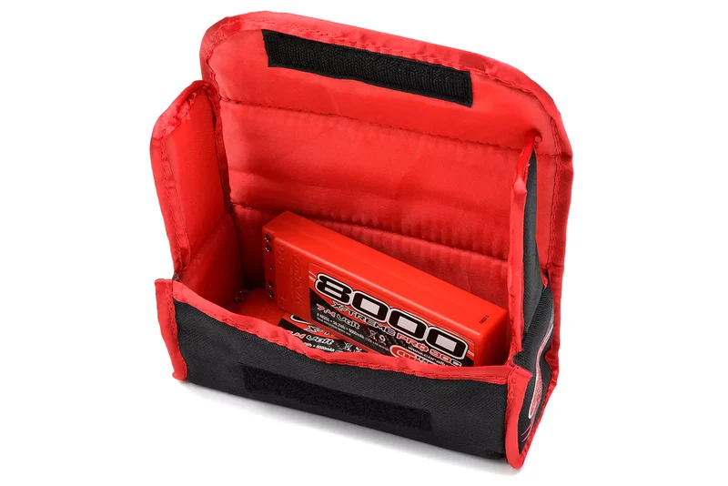 Team Corally - Lipo Safe Bag - für 2 Stück 2S Hard Case Akkus