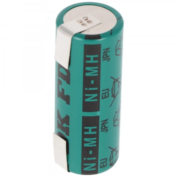 Sanyo HR-4/5AU 1,2V 2150mAh NiMH 2150mAh 4/5A Lötfahne in U-Form Akku